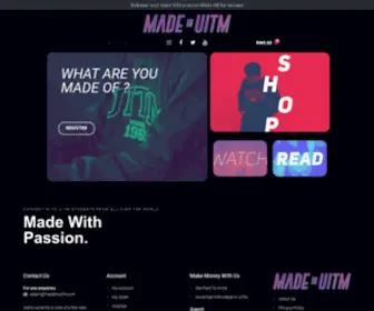 Madeinuitm.com(Made in UiTM) Screenshot