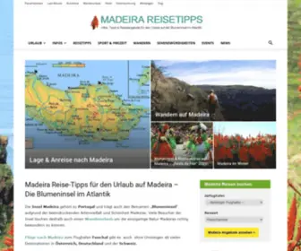 Madeira-Reisetipps.com(Planen Sie Ihre Reise nach Madeira) Screenshot