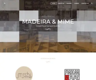Madeiraandmime.com(Madeira and Mime) Screenshot