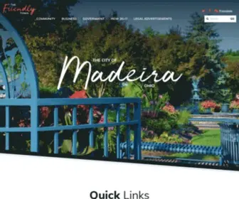 Madeiracity.com(Madeira, OH) Screenshot