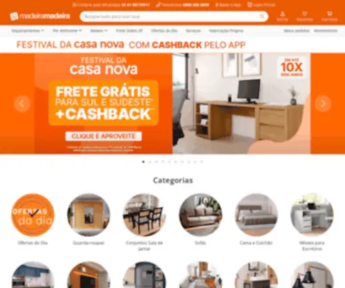MadeiraMadeira.com.br(Loja de Móveis) Screenshot