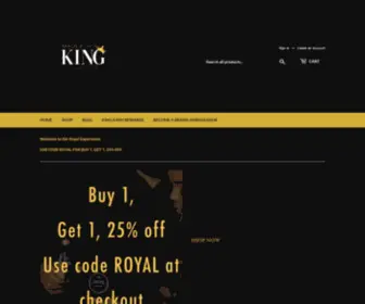 Madejustforaking.com(Made For A King) Screenshot