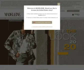 Madeleine-Mode.at(Exklusive Damenmode online bestellen) Screenshot
