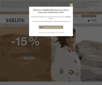 Madeleine.de(Damenmode jetzt online bestellen) Screenshot