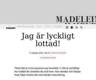 Madeleineilmrud.se(Madeleine Ilmrud) Screenshot