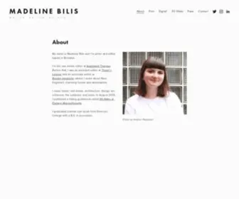 Madelinebilis.com(Madeline Bilis) Screenshot