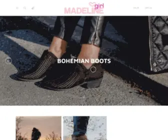 Madelinegirlshoes.com(Madeline Girl Shoes) Screenshot