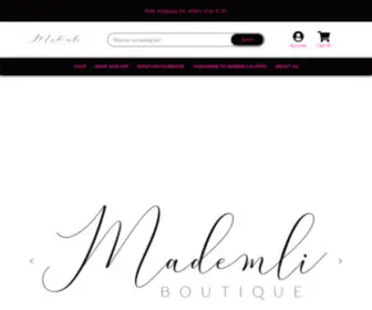 Mademlibabe.com(Mademli Boutique) Screenshot