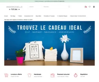 Mademoiselle-Totebag.com(Tote bags tendances et originaux 100% coton) Screenshot