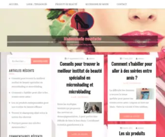 Mademoisellemoustache.fr(Ton nouveau blog mode) Screenshot