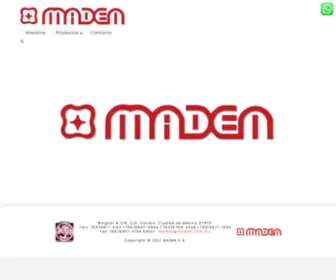 Maden.com.mx(Inicio) Screenshot