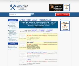Madenilan.com(SATILIK MADEN SAHASI) Screenshot