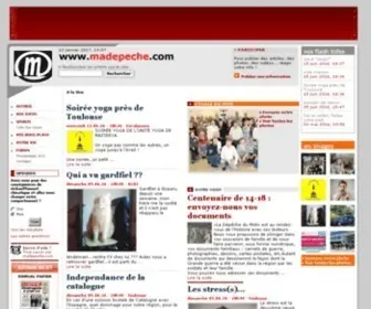 Madepeche.com(Accueil) Screenshot