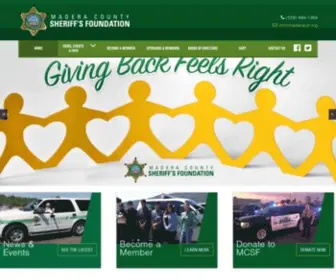 Maderacsf.org(Madera County Sheriff's Foundation) Screenshot