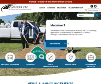 Maderactc.org(Madera County Transportation Commission) Screenshot