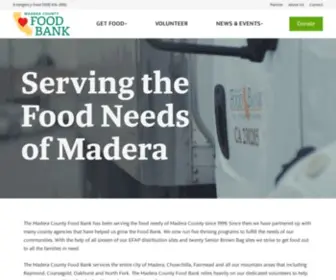 Maderafoodbank.com(Serving the Food Needs of Madera) Screenshot