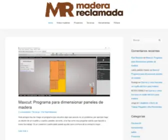 Maderareclamada.com(Madera Reclamada) Screenshot