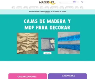 Maderart.mx(Cajas de madera) Screenshot