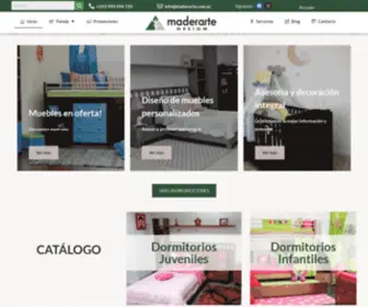 Maderarte.com.ec(Maderarte Muebles Infantiles y Juveniles) Screenshot