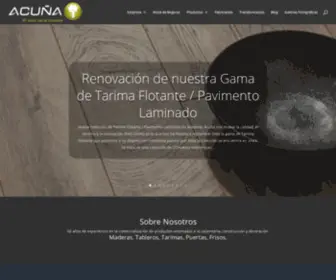 Maderasacuna.es(Maderas Acuña S.L.U) Screenshot