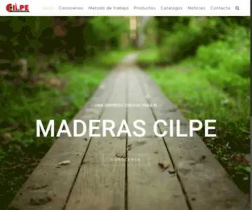 Maderascilpe.com(Maderas Cilpe S.L) Screenshot