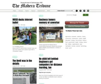 Maderatribune.com(Central California newspaper) Screenshot