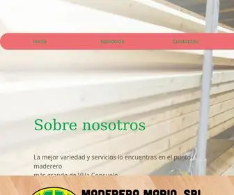 Madereramario.com(Maderera Mario) Screenshot