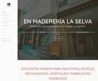 Madererialaselva.com.mx(Maderería) Screenshot