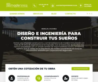 Maderinco.com(Diseño e Ingeniería para Construir tus Sueños) Screenshot