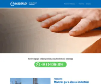 Maderisa.com.ar(Industria Integral de la Madera) Screenshot