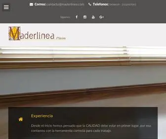 Maderlinea.com(Pisos laminados) Screenshot