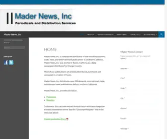 Madernews.com(Mader News) Screenshot