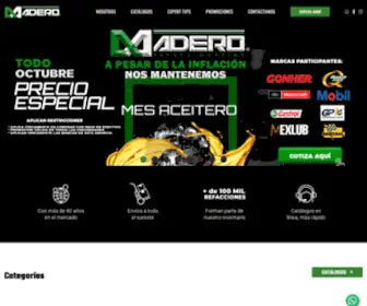 Maderorefaccionarias.com.mx(Madero Refaccionarias) Screenshot