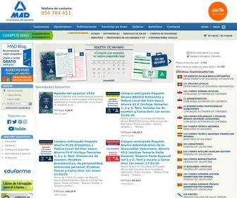 Mad.es(Libros para preparar las oposiciones a empleo pÃºblico en EspaÃ±a) Screenshot