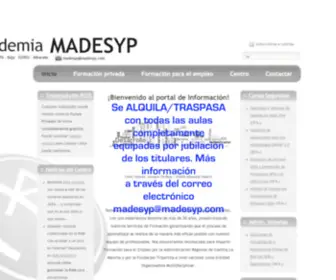 Madesyp.com(Academia MADESYP (Albacete)) Screenshot