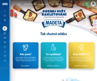 Madeta.cz(MADETA a.s) Screenshot