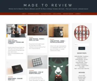 Madetoreview.com(Madetoreview) Screenshot