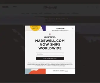Madewell.com(Women's Clothing) Screenshot