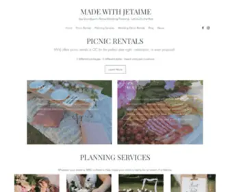 MadewithJetaime.com(OC Picnic Rentals) Screenshot