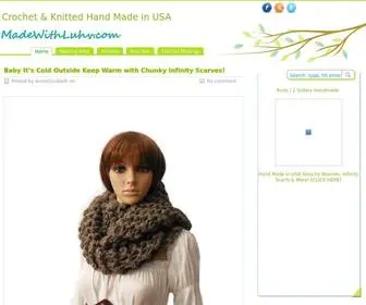 Madewithluhv.com(Crochet & Knitted Hand Made in USA) Screenshot