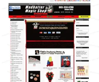 Madhattermagicshop.com(Madhatter Magic Tricks) Screenshot