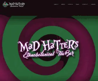 Madhattersteabar.com(Mad Hatter's Ethnobotanical Tea Bar) Screenshot