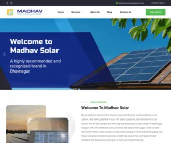 Madhavtechnicals.com(Madhav-solar) Screenshot