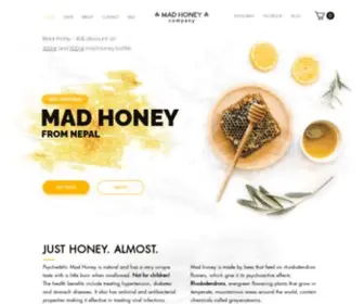 Madhoneyco.com(Mad Honey Company) Screenshot