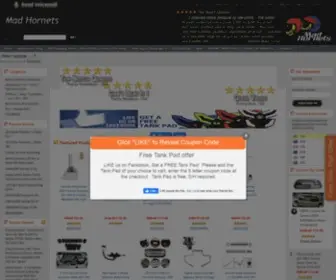 Madhornets.com(Motorcycle Parts) Screenshot