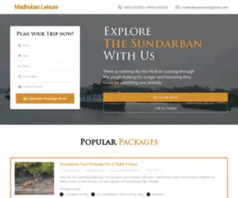 Madhubanleisure.com(Sundarban Package Tour) Screenshot