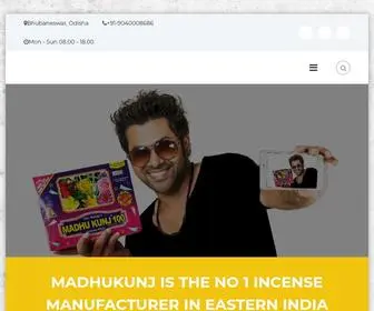 Madhukunj.com(ShriBalaji madhu kunj Agarbatti) Screenshot