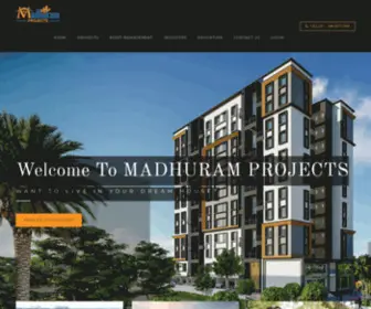 Madhuramprojects.com(Madhuramprojects) Screenshot