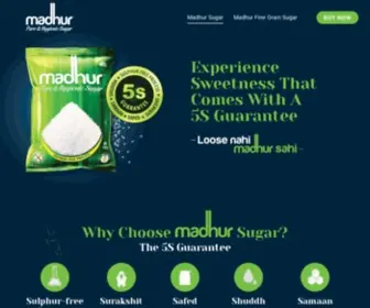 Madhursugar.com(Pure & hygienic Sugar) Screenshot