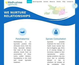 Madhushreeclinic.com(Panchakarma) Screenshot